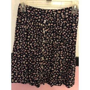 Floral Hollister skirt